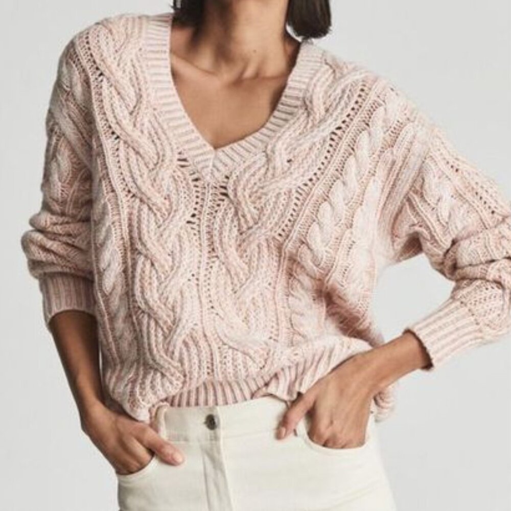 #14 Blush Pink Cable Knit Dreams